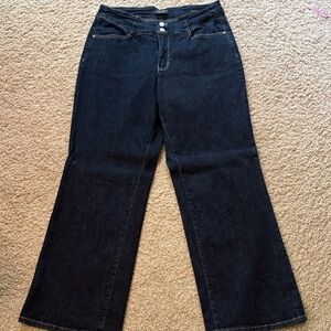 Judy Blue Dark Blue Women's Wide Leg Jeans